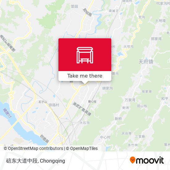 碚东大道中段 map
