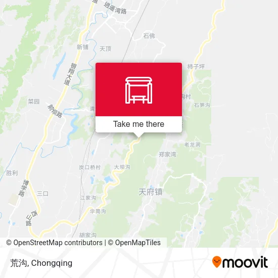 荒沟 map