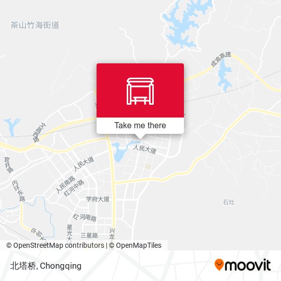 北塔桥 map