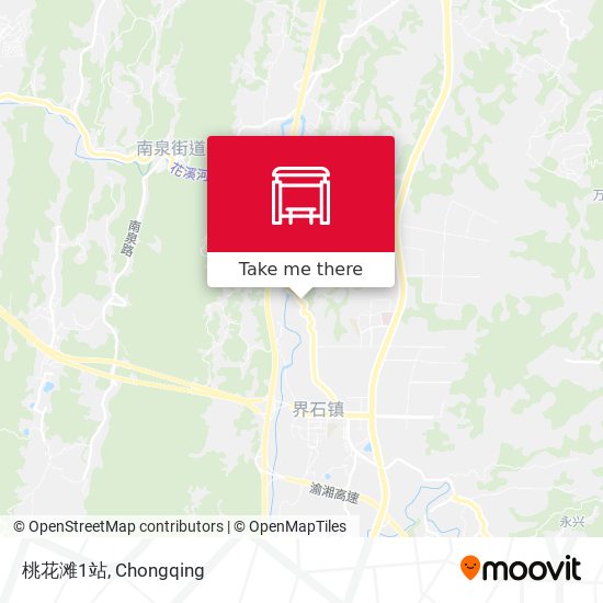 桃花滩1站 map