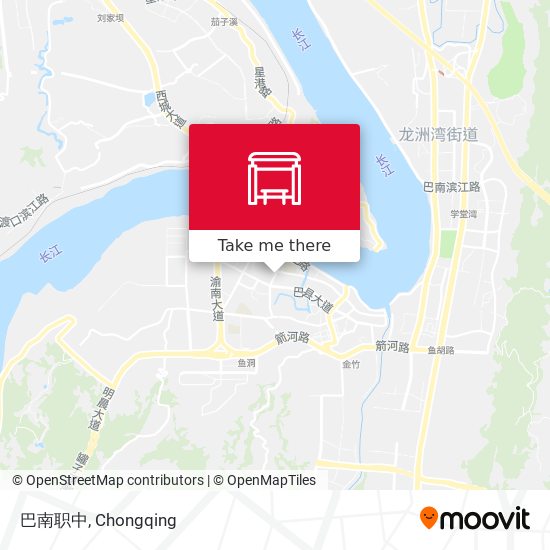 巴南职中 map