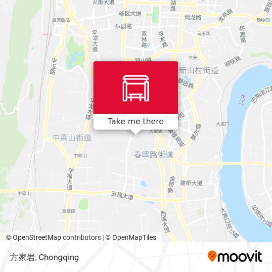 方家岩 map