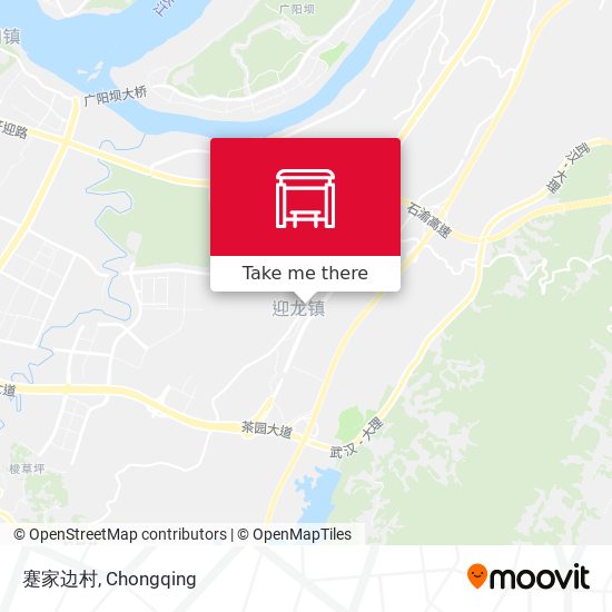 蹇家边村 map