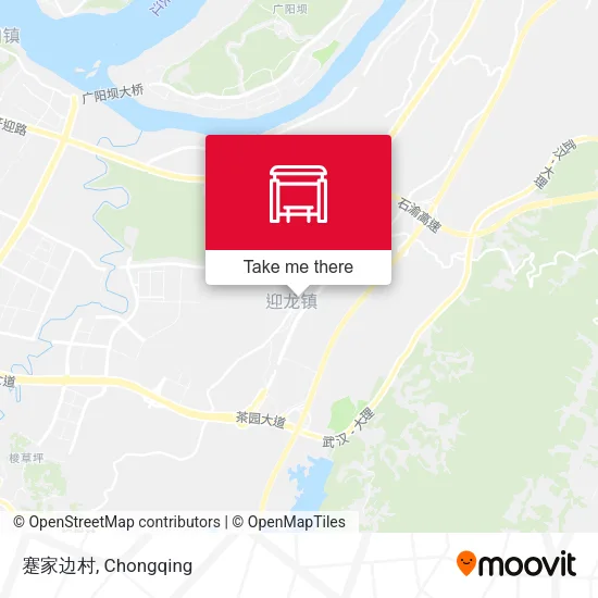 蹇家边村 map