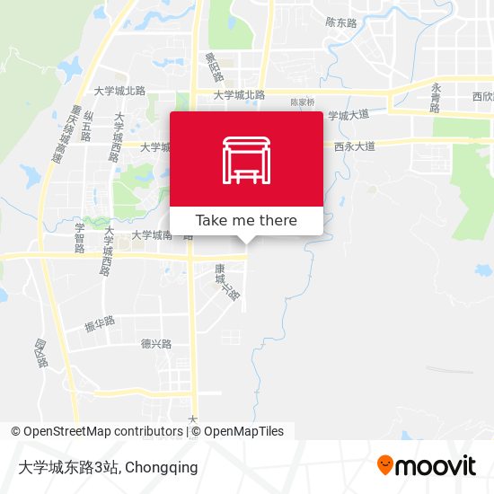 大学城东路3站 map