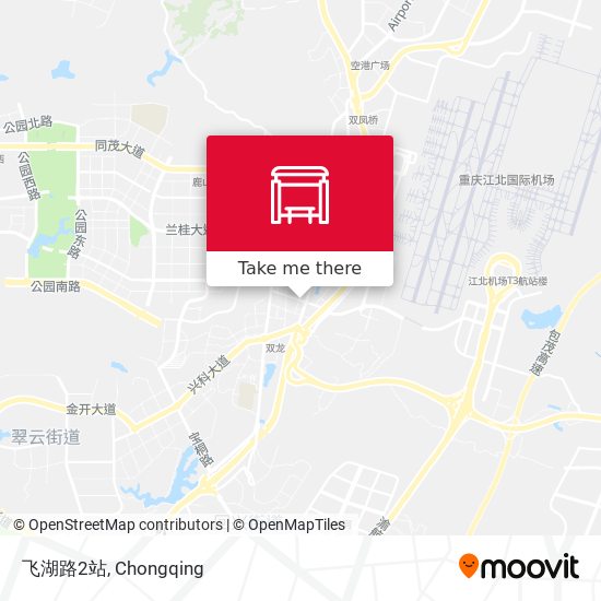 飞湖路2站 map