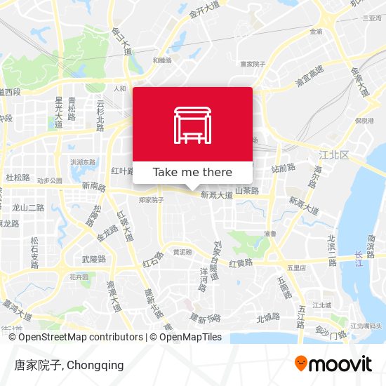 唐家院子 map