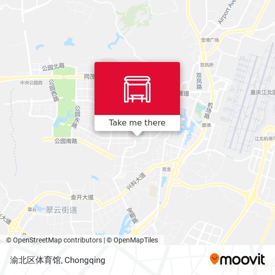 渝北区体育馆 map