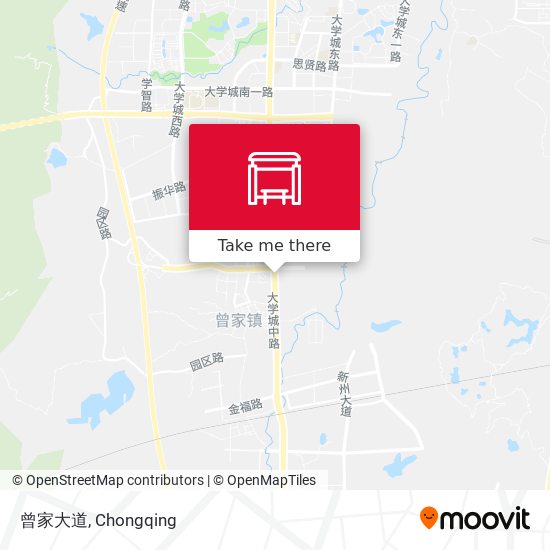 曾家大道 map