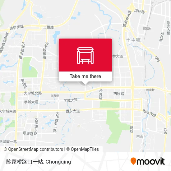 陈家桥路口一站 map