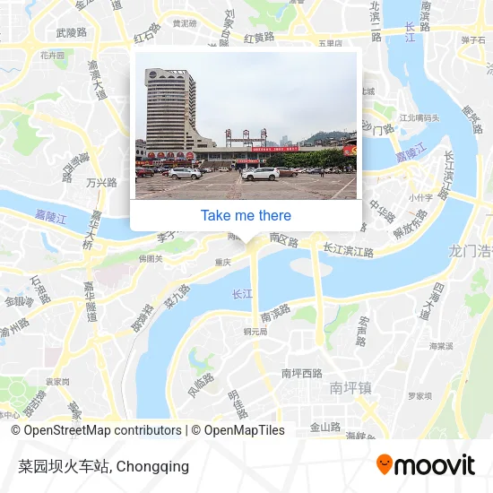 菜园坝火车站 map