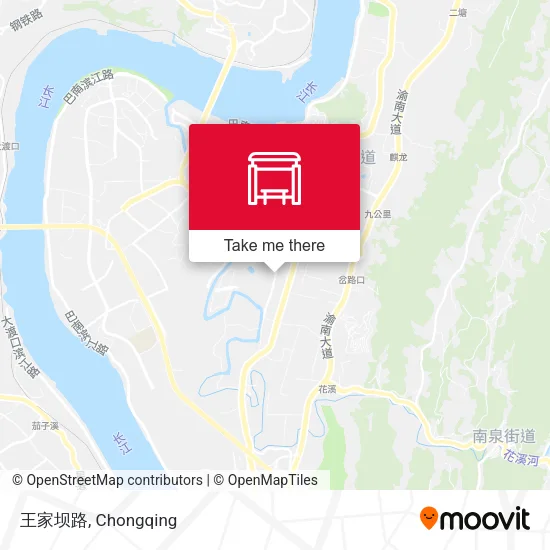 王家坝路 map