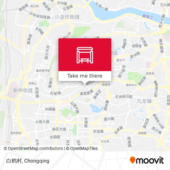 白鹤村 map
