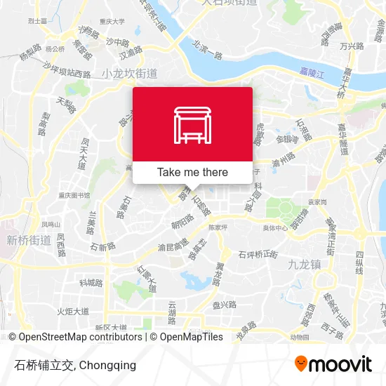 石桥铺立交 map
