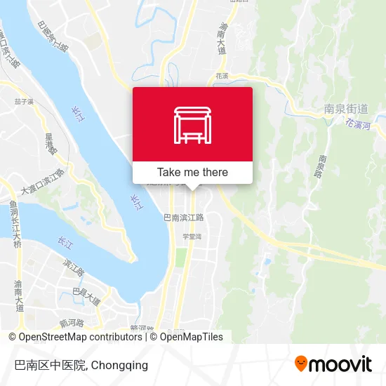 巴南区中医院 map