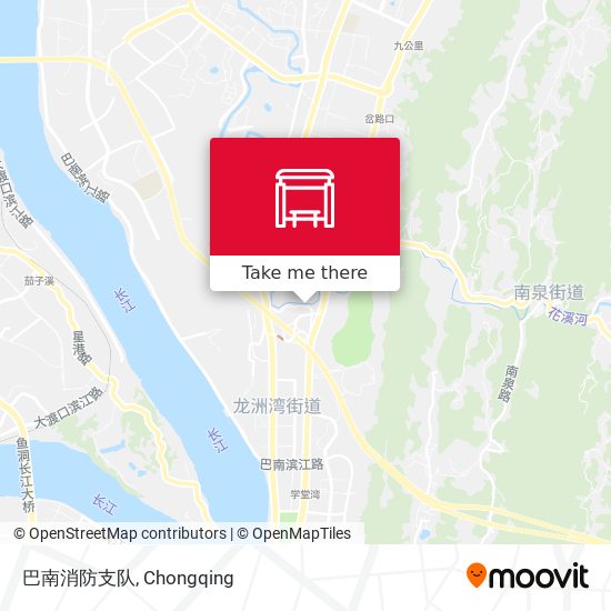 巴南消防支队 map