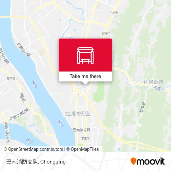巴南消防支队 map