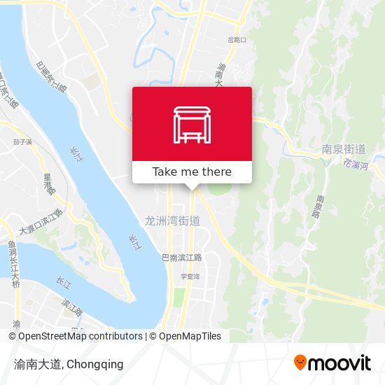 渝南大道 map