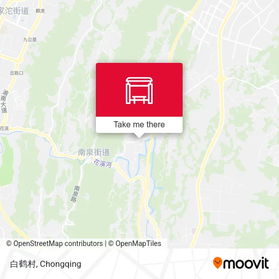 白鹤村 map
