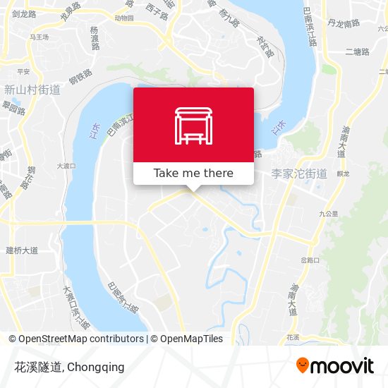 花溪隧道 map
