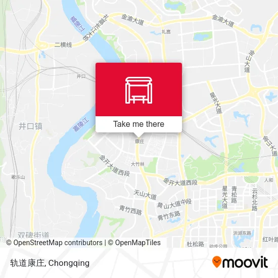 轨道康庄 map