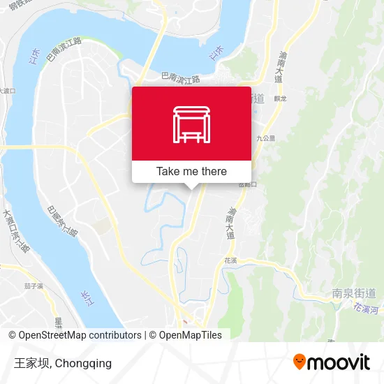 王家坝 map