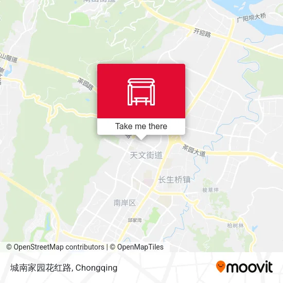 城南家园花红路 map