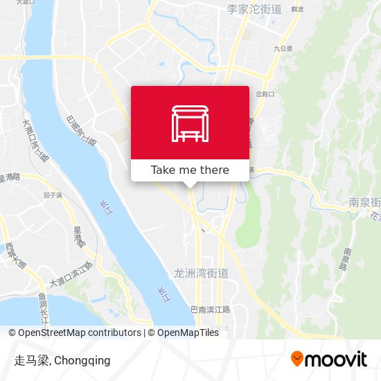 走马梁 map