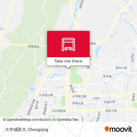 大学城医大 map