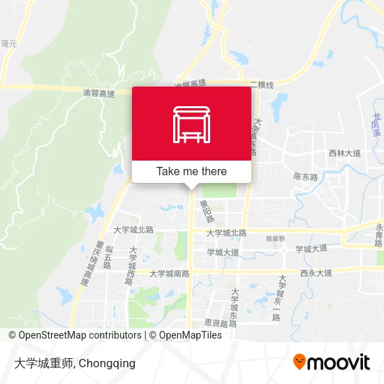 大学城重师 map