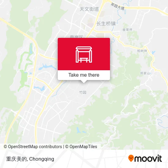 重庆美的 map