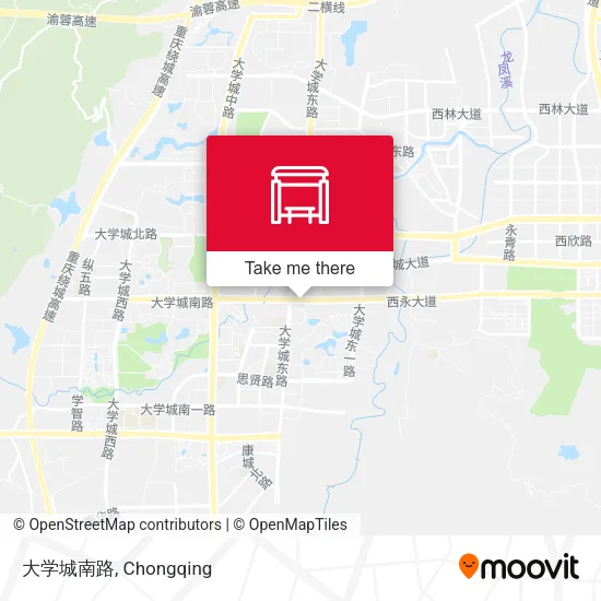 大学城南路 map