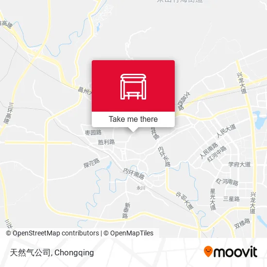 天然气公司 map