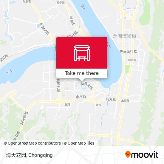 海天花园 map