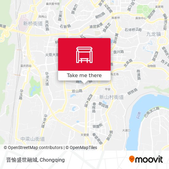 晋愉盛世融城 map
