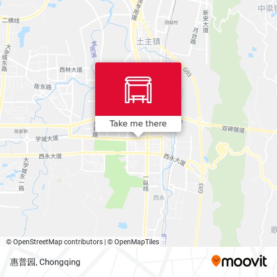 惠普园 map