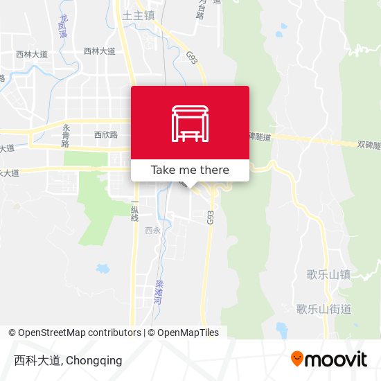 西科大道 map