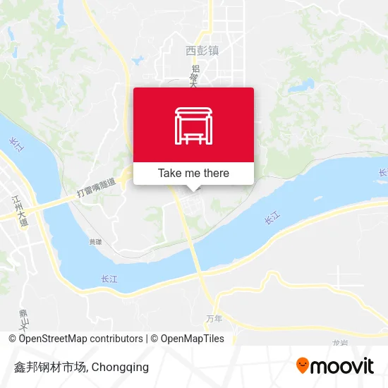 鑫邦钢材市场 map