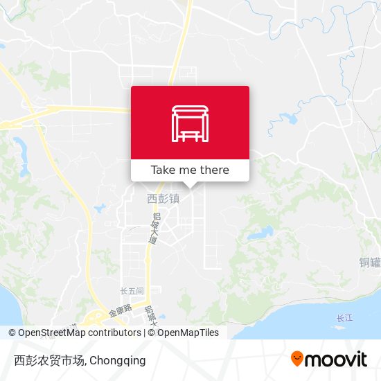 西彭农贸市场 map