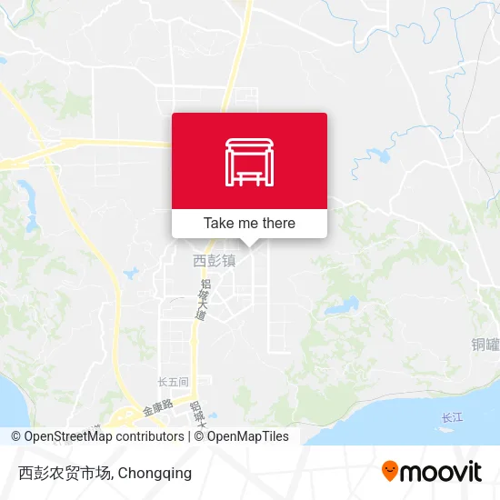 西彭农贸市场 map