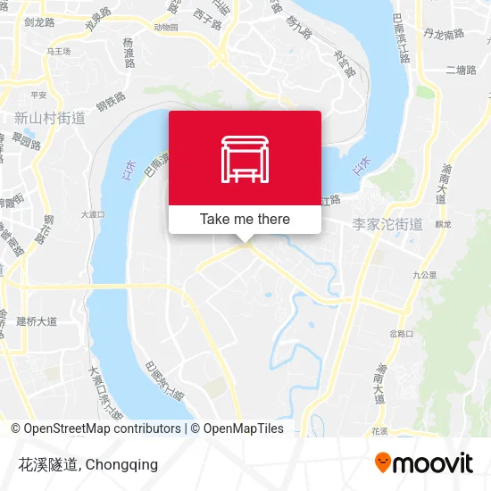 花溪隧道 map