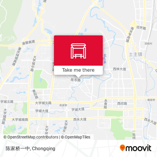 陈家桥一中 map
