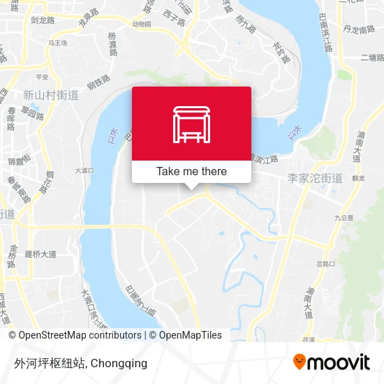 外河坪枢纽站 map