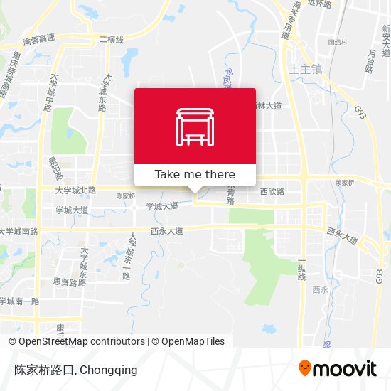 陈家桥路口 map