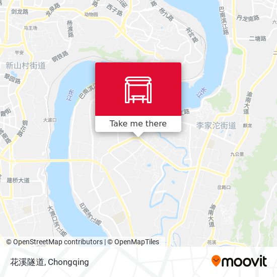 花溪隧道 map