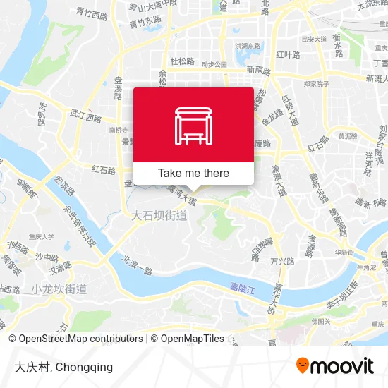 大庆村 map