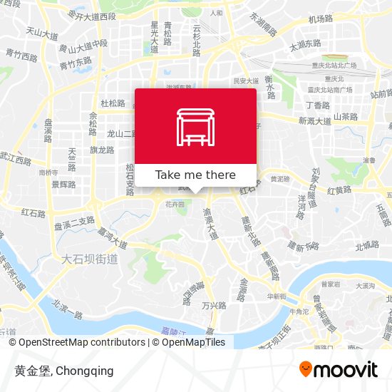 黄金堡 map