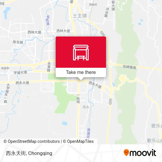 西永天街 map