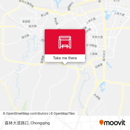 森林大道路口 map