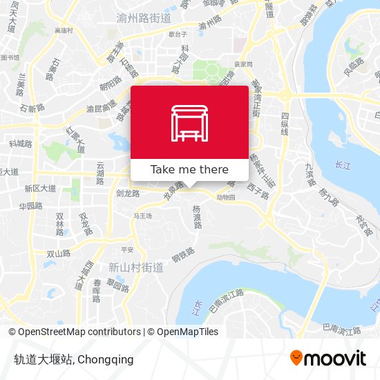 轨道大堰站 map